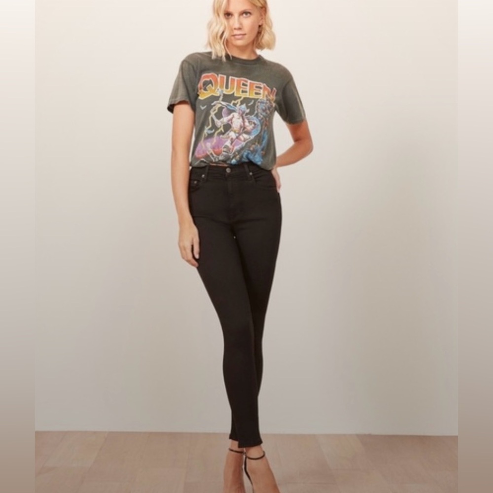 Reformation Black High & Skinny Jeans Sz 29